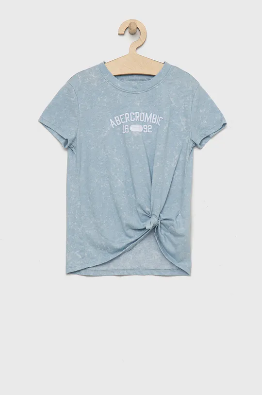 modra Otroška kratka majica Abercrombie & Fitch Dekliški