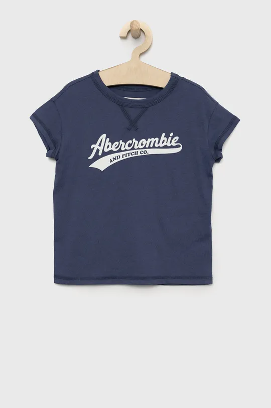 modrá Detské tričko Abercrombie & Fitch Dievčenský