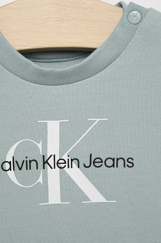 Otroška kratka majica Calvin Klein Jeans  93% Bombaž, 7% Elastan