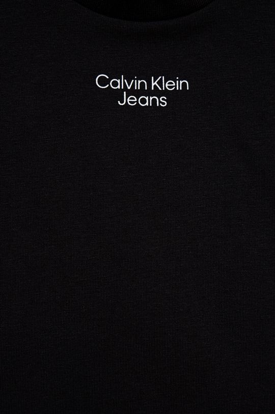 Calvin Klein Jeans t-shirt dziecięcy IN0IN00021.9BYY 93 % Bawełna, 7 % Elastan