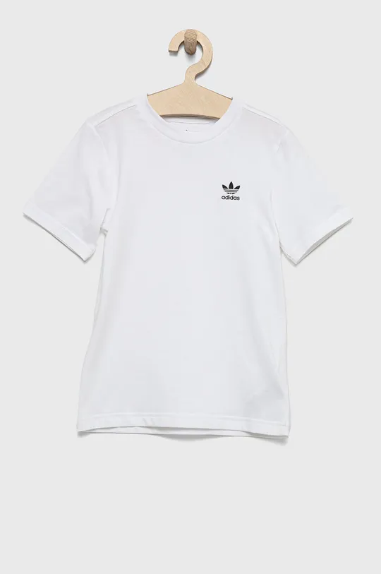 белый Детская хлопковая футболка adidas Originals Детский