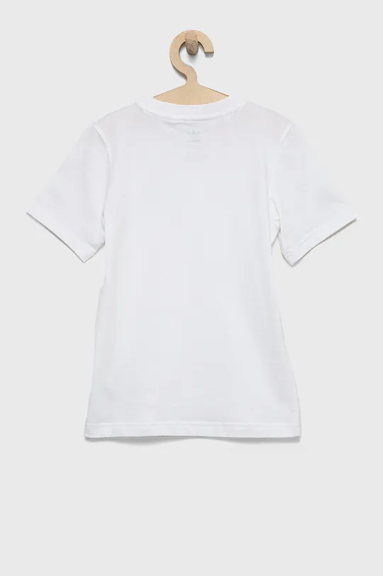Otroška bombažna kratka majica adidas Originals bela