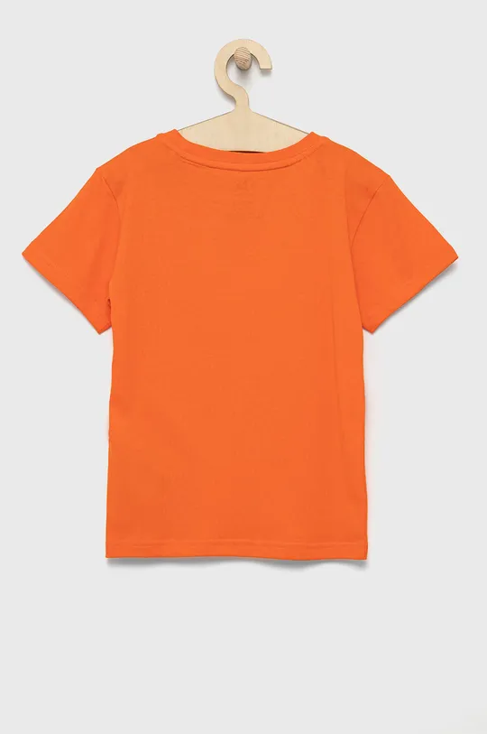 Παιδικό βαμβακερό μπλουζάκι adidas Originals πορτοκαλί