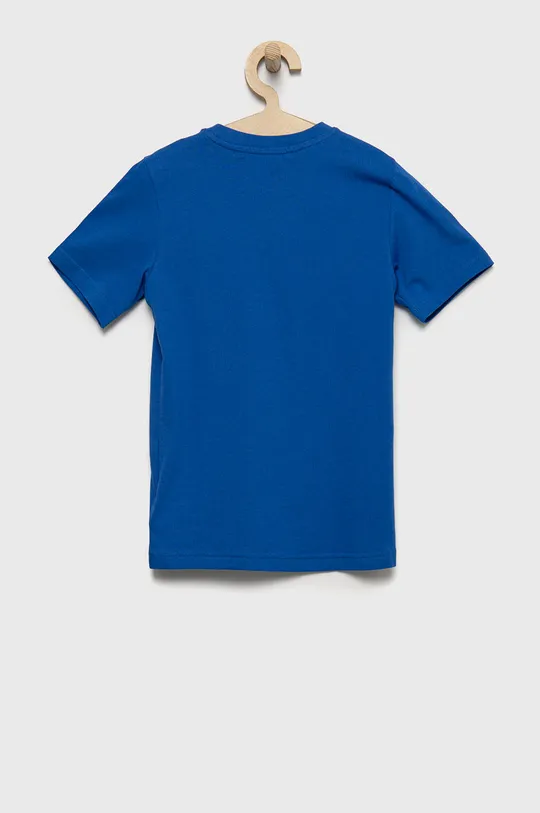 Otroška bombažna kratka majica adidas Originals modra