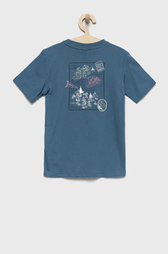 Detské bavlnené tričko adidas Originals modrá
