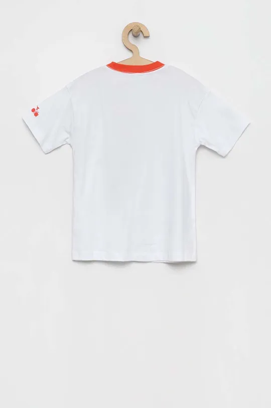 Diadora t-shirt bawełniany dziecięcy czerwony