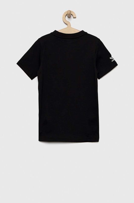 adidas Originals t-shirt bawełniany dziecięcy czarny