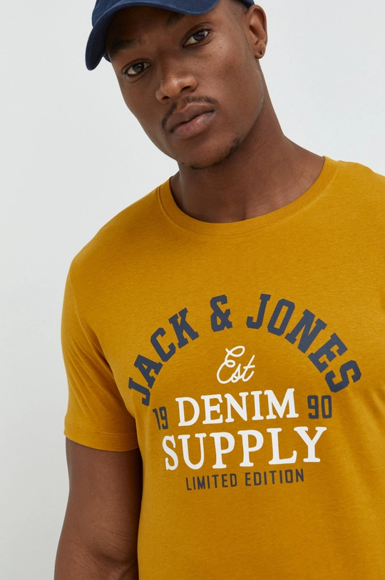 zielony Jack & Jones t-shirt bawełniany