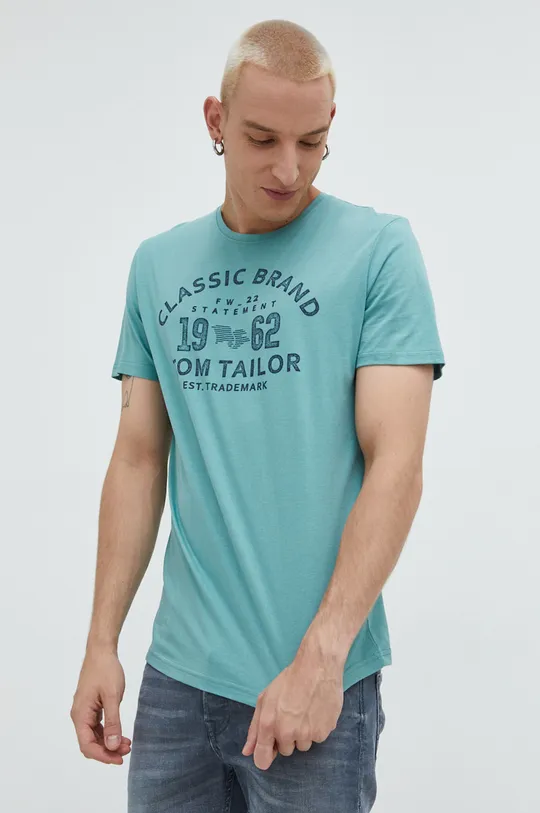 Хлопковая футболка Tom Tailor  100% Хлопок