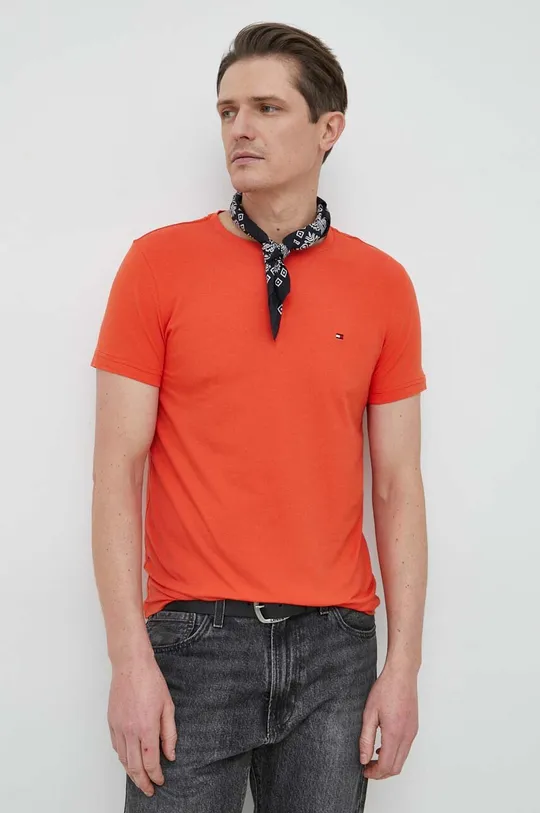 oranžová Tričko Tommy Hilfiger Pánsky
