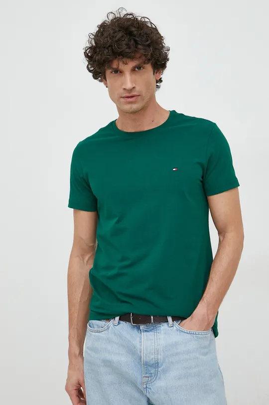 πράσινο Μπλουζάκι Tommy Hilfiger Ανδρικά