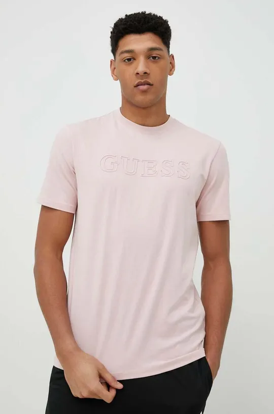 Guess t-shirt różowy