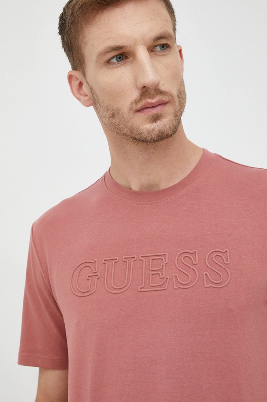 różowy Guess t-shirt