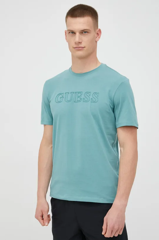 zielony Guess t-shirt Męski