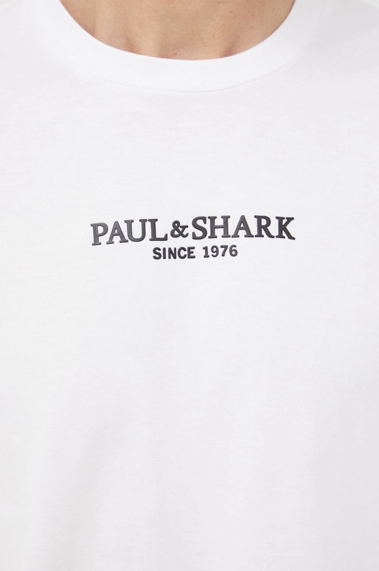 Βαμβακερό μπλουζάκι Paul&Shark Ανδρικά