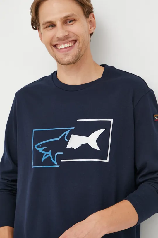 Βαμβακερή μπλούζα Paul&Shark  100% Βαμβάκι