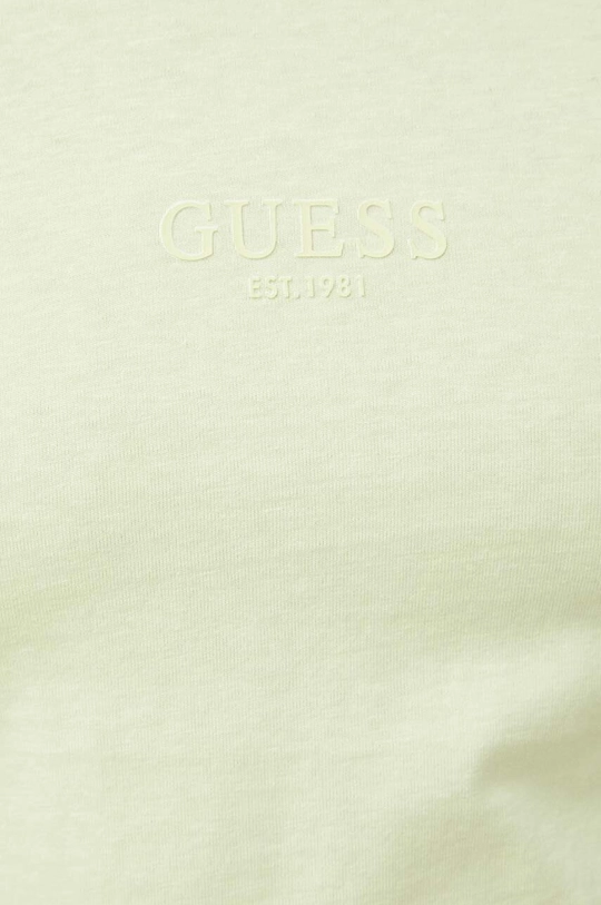 Βαμβακερό μπλουζάκι Guess Ανδρικά