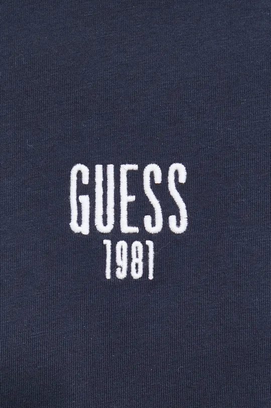 Bavlnené tričko s dlhým rukávom Guess Pánsky