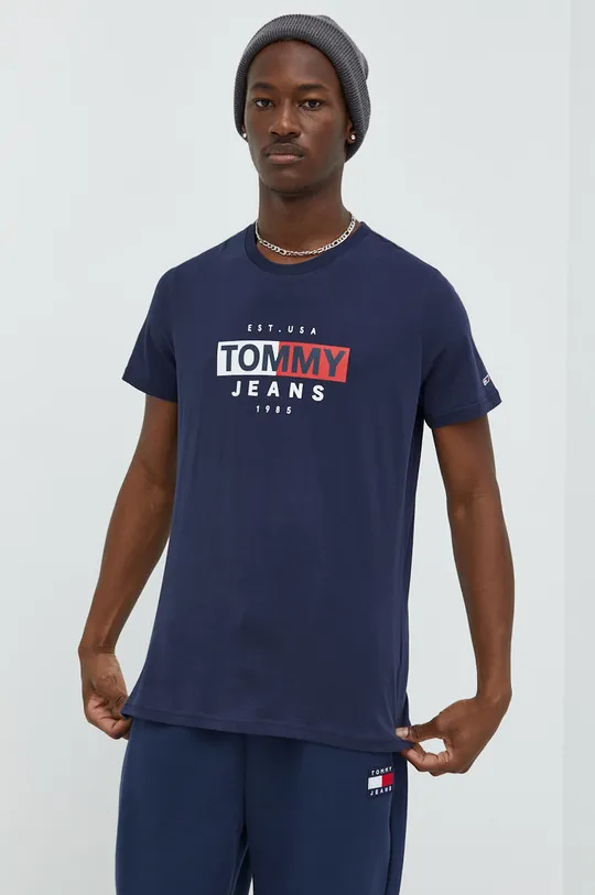 Tommy Jeans t-shirt bawełniany DM0DM14023.9BYY 100 % Bawełna