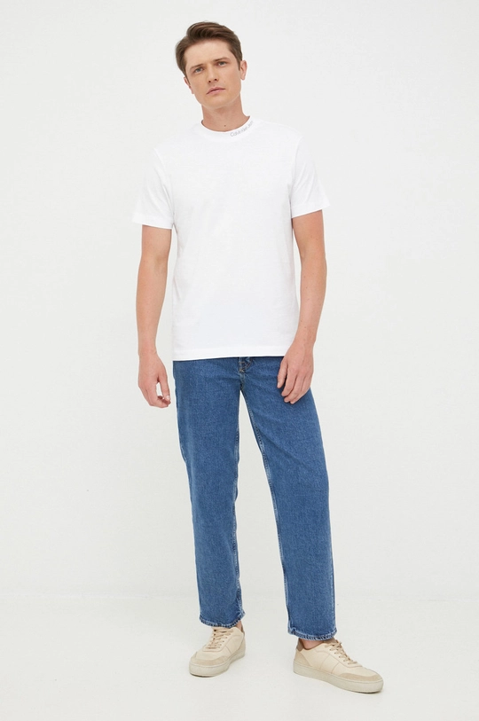 Calvin Klein Jeans t-shirt bawełniany J30J321610.9BYY biały