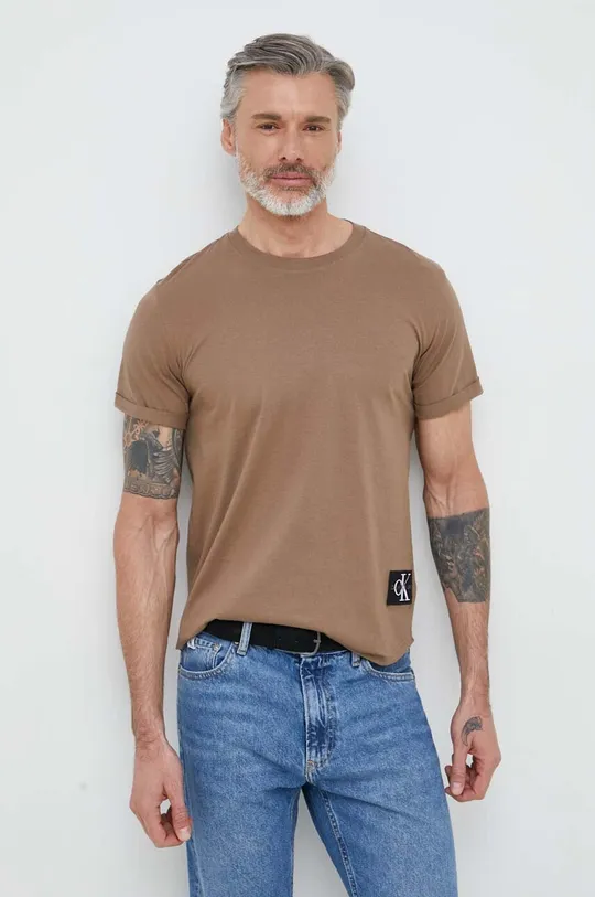 Βαμβακερό μπλουζάκι Calvin Klein Jeans 