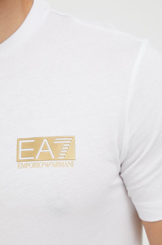 Bavlněné tričko EA7 Emporio Armani Pánský