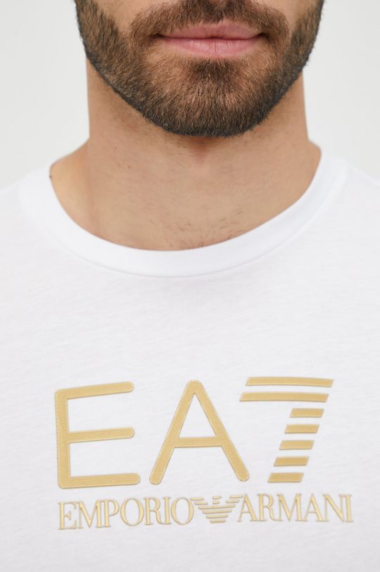 Bavlněné tričko EA7 Emporio Armani Pánský