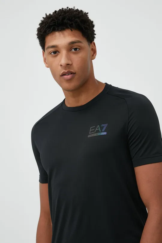 μαύρο Μπλουζάκι EA7 Emporio Armani