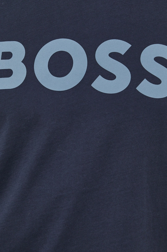 σκούρο μπλε Βαμβακερό μπλουζάκι BOSS BOSS CASUAL