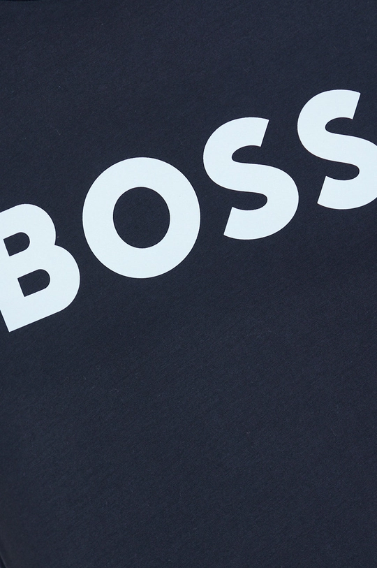 granatowy BOSS t-shirt bawełniany BOSS CASUAL