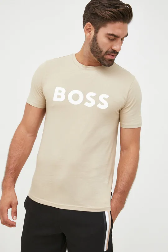 BOSS t-shirt bawełniany BOSS CASUAL 100 % Bawełna