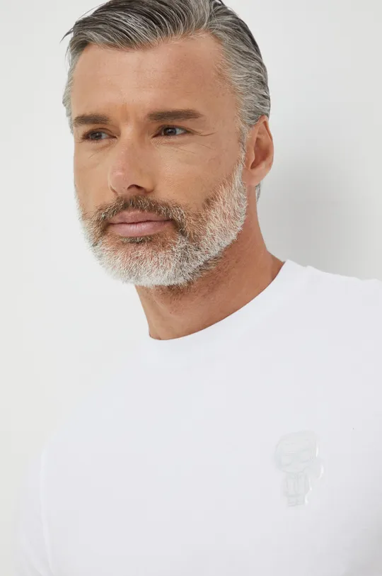 biały Karl Lagerfeld t-shirt 523221.755083