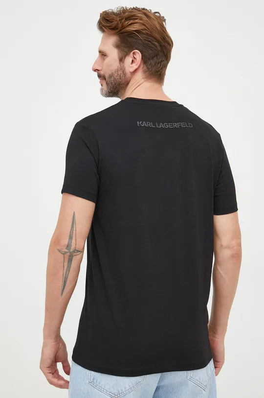 Βαμβακερό μπλουζάκι Karl Lagerfeld  100% Βαμβάκι