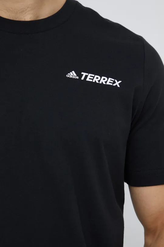 Хлопковая футболка adidas TERREX GP0019