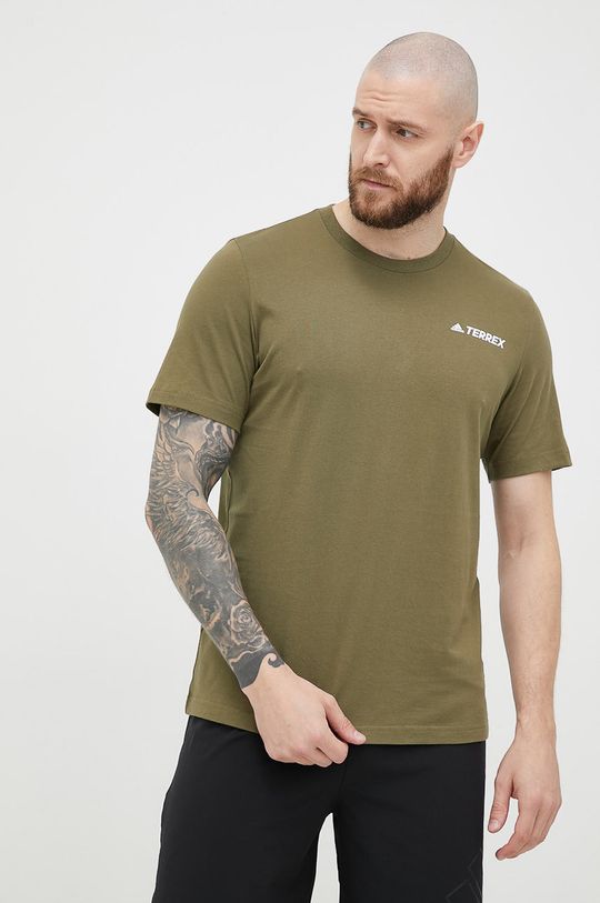 adidas TERREX t-shirt Mountain Graphic zielony