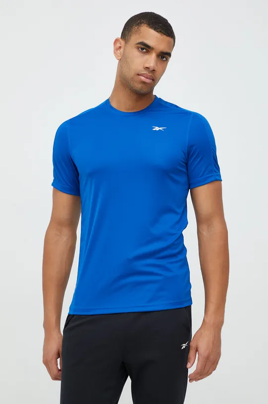 modrá Tréningové tričko Reebok Tech ID TRAIN Pánsky