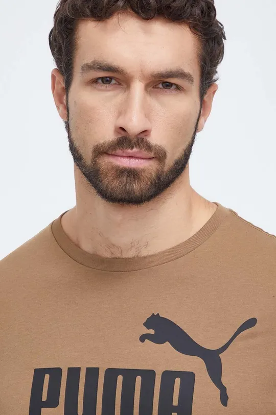 Βαμβακερό μπλουζάκι Puma 
