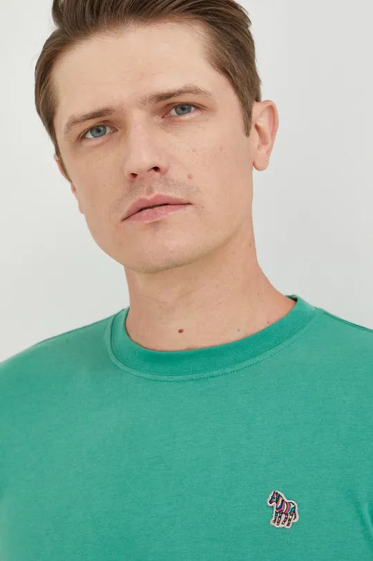 πράσινο Βαμβακερό μπλουζάκι PS Paul Smith