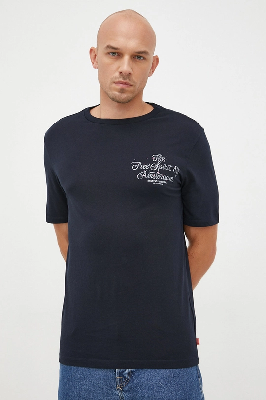 Scotch & Soda t-shirt bawełniany 100 % Bawełna