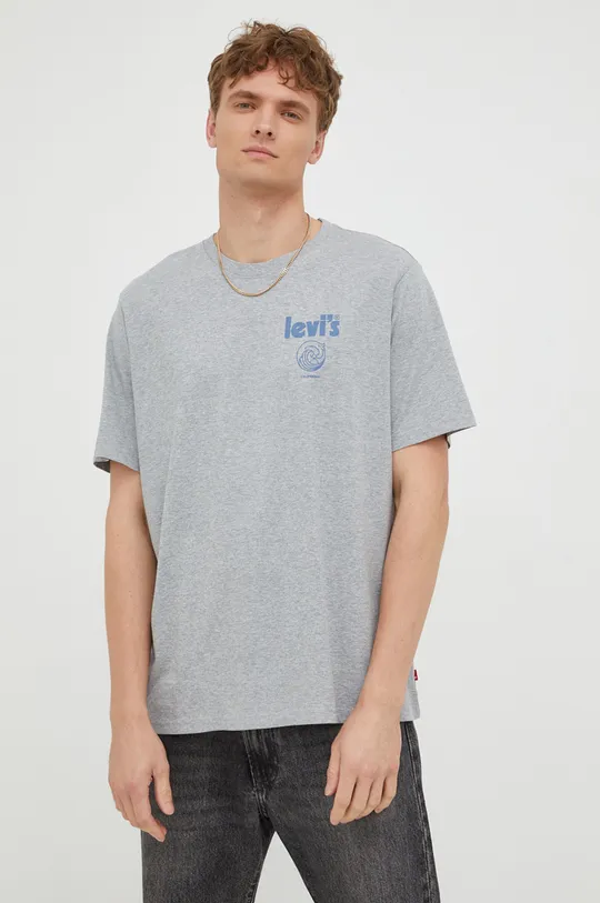 sivá Bavlnené tričko Levi's