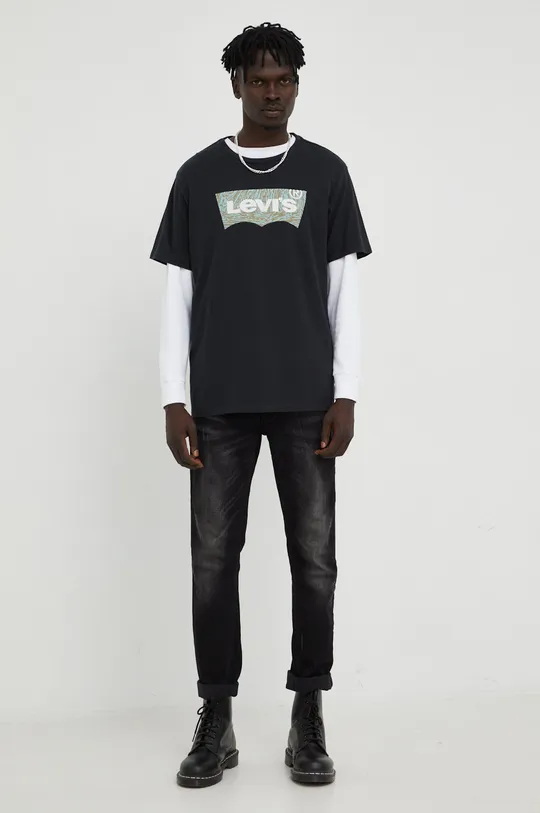 Levi's t-shirt in cotone nero