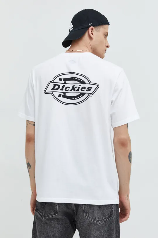 λευκό Βαμβακερό μπλουζάκι Dickies
