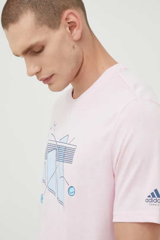 różowy adidas Performance t-shirt treningowy