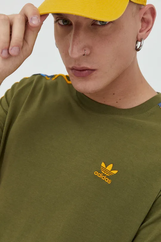 Хлопковая футболка adidas Originals