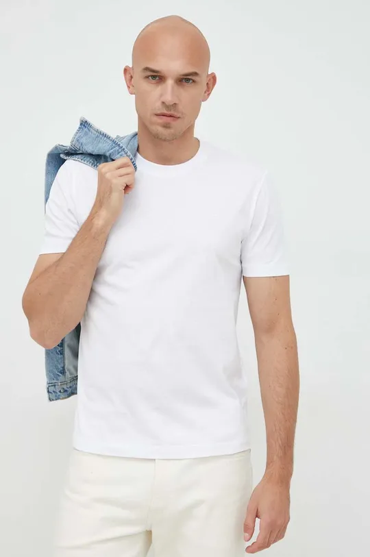 λευκό Βαμβακερό μπλουζάκι Liu Jo Ανδρικά