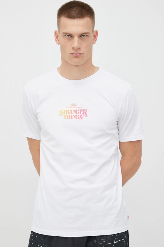 Bavlnené tričko Quiksilver X Stranger Things  100% Organická bavlna