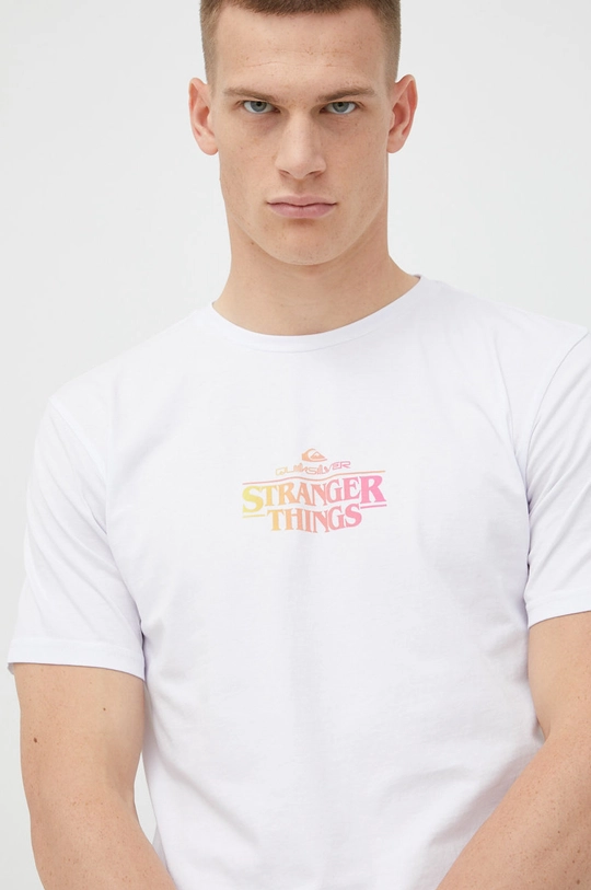 Bavlnené tričko Quiksilver X Stranger Things Pánsky