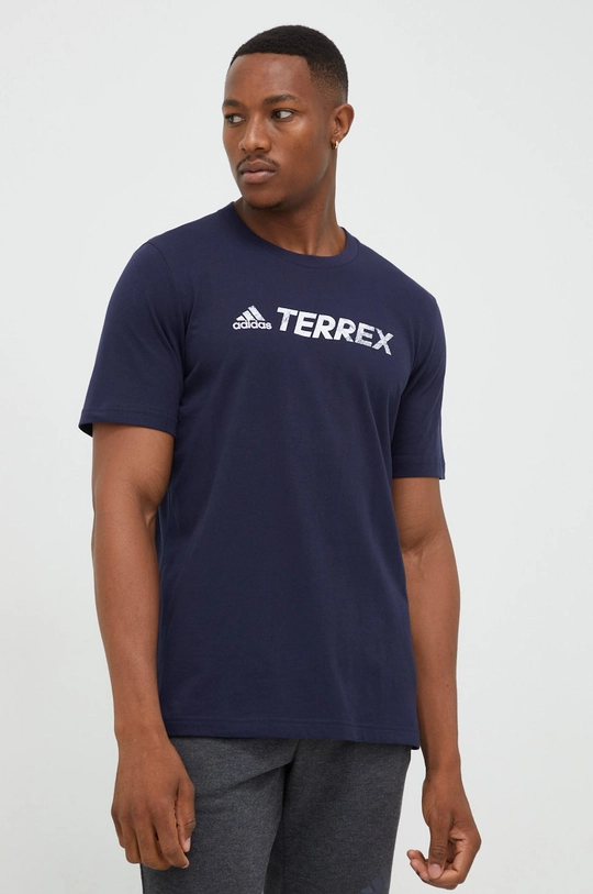 granatowy adidas TERREX t-shirt Męski