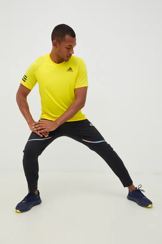 Μπλουζάκι προπόνησης adidas Performance Club κίτρινο