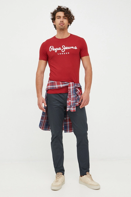 Pepe Jeans t-shirt piros